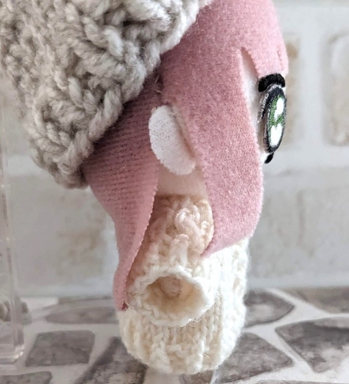 10-11cmぬい用 アラン模様セーター