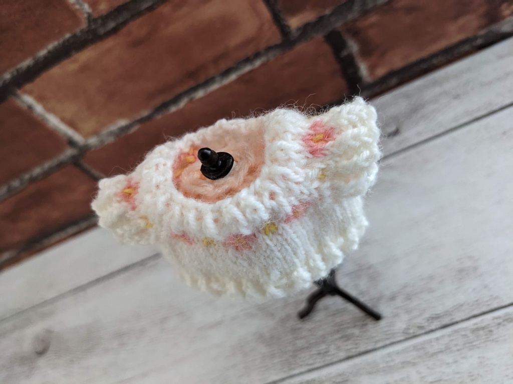 10-11cmぬい用 小花柄セーター