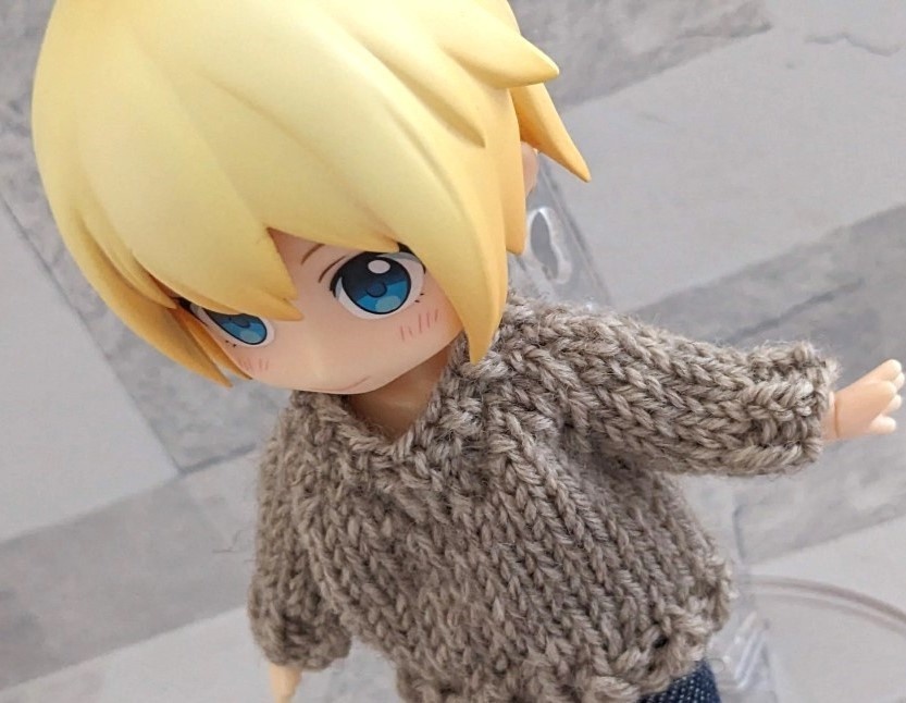 ドール用 Vネックニット