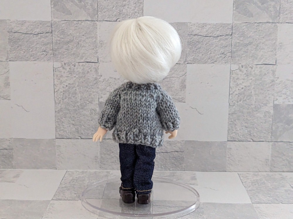 ドール用 Vネックニット