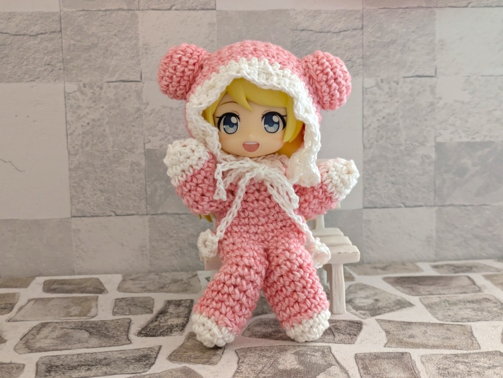 ドール用 きぐるみ風コスチューム