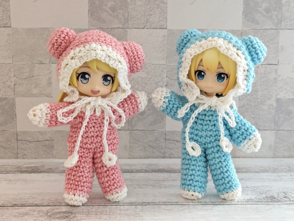 ドール用 きぐるみ風コスチューム