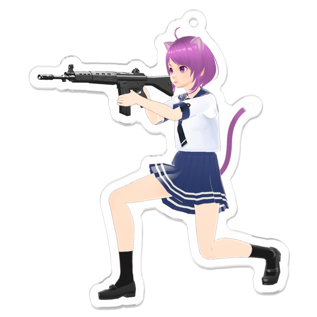 Junatch3周年記念アクリルキーホルダー銃ver.