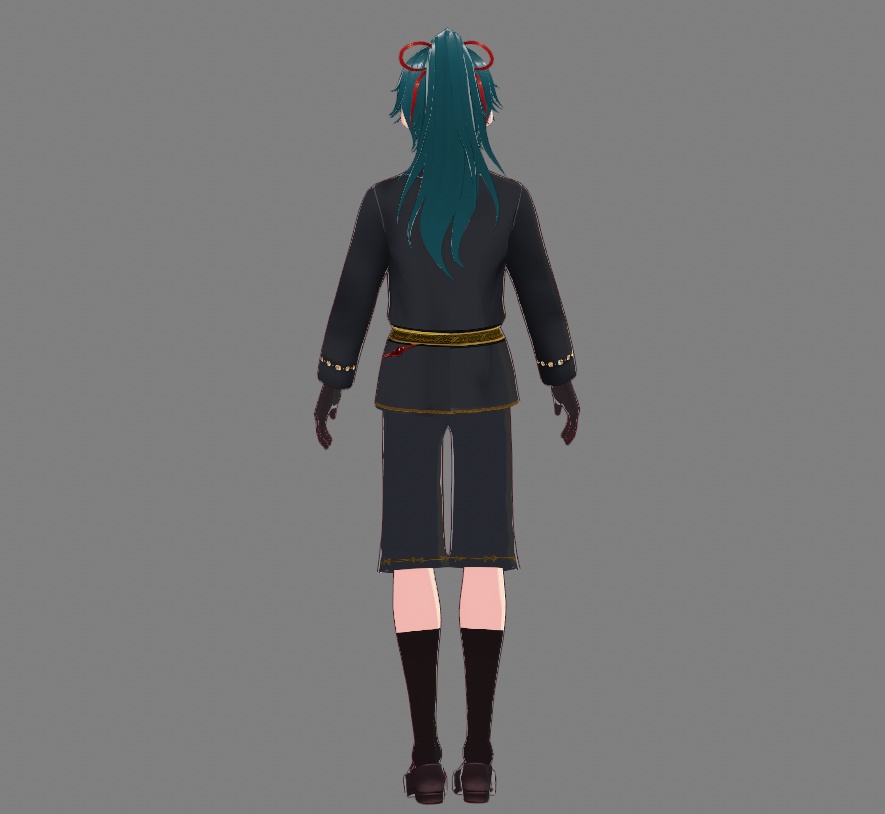 vrm 3 D男性モデルの仮想生放送 二次元 アニメーションファイル