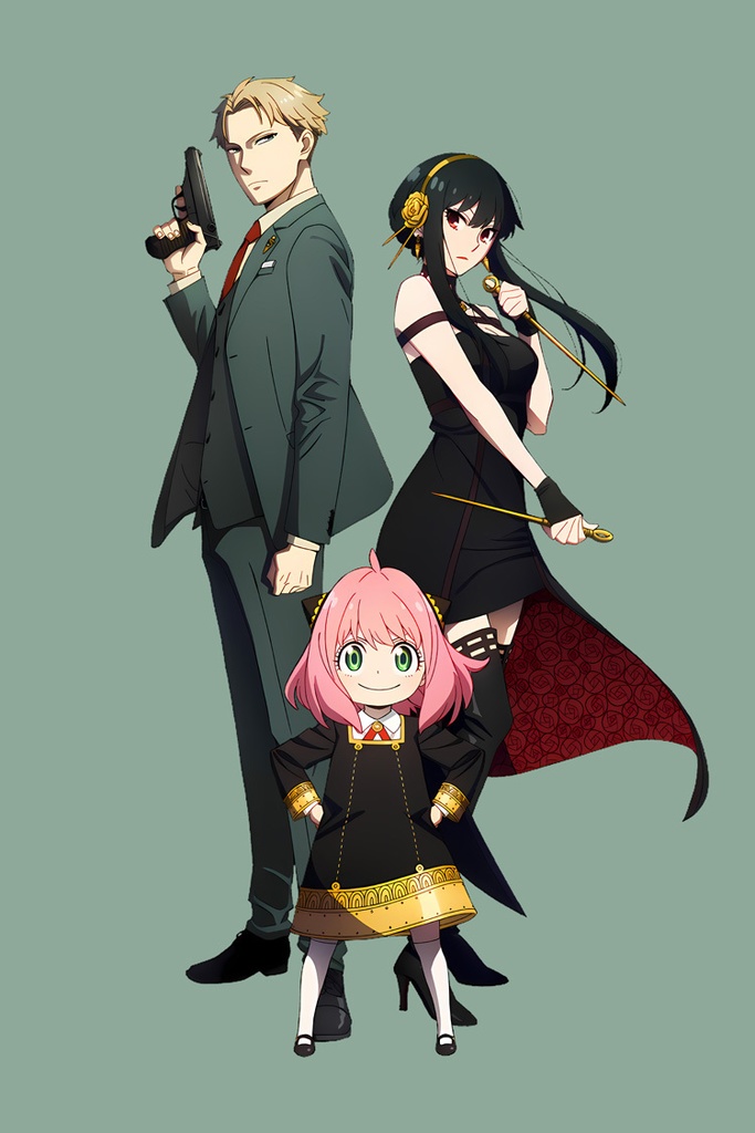 SPY×FAMILY VRoid 3D Loid Forger Anya Forger Yor Forger