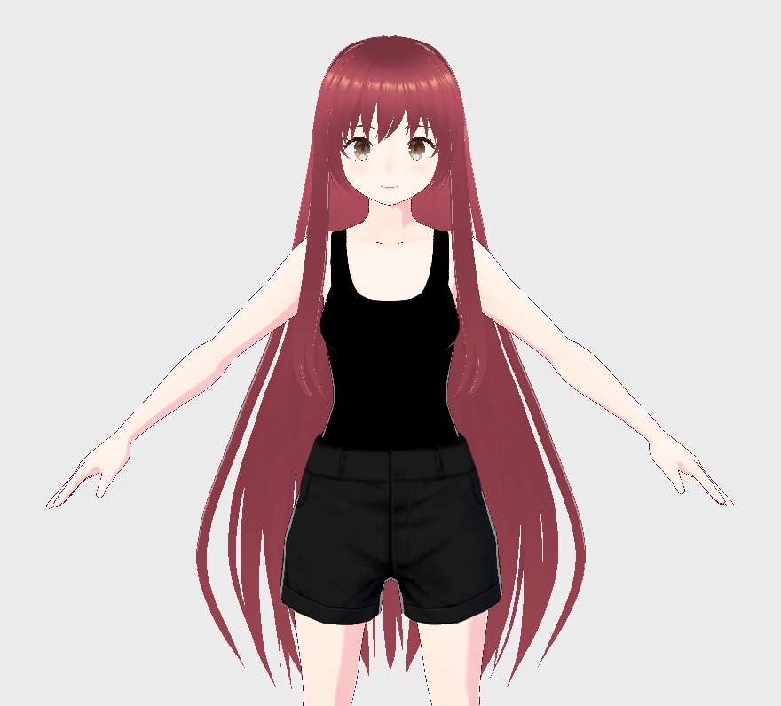 VRoid hairstyle 女性の髪