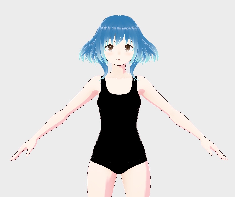 VRoid hairstyle 女性の髪