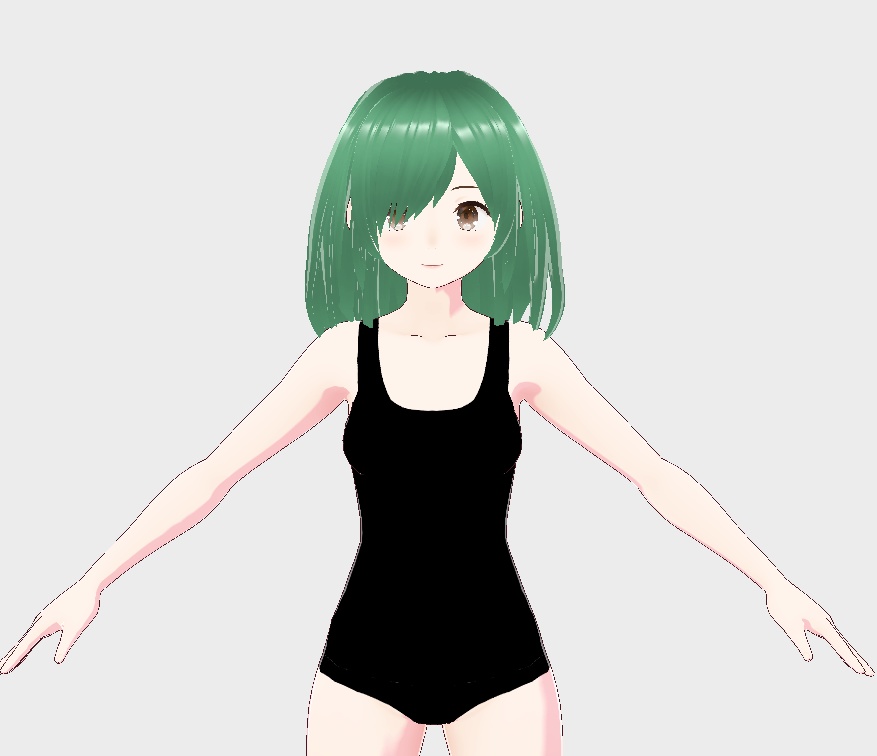 VRoid hairstyle 女性の髪
