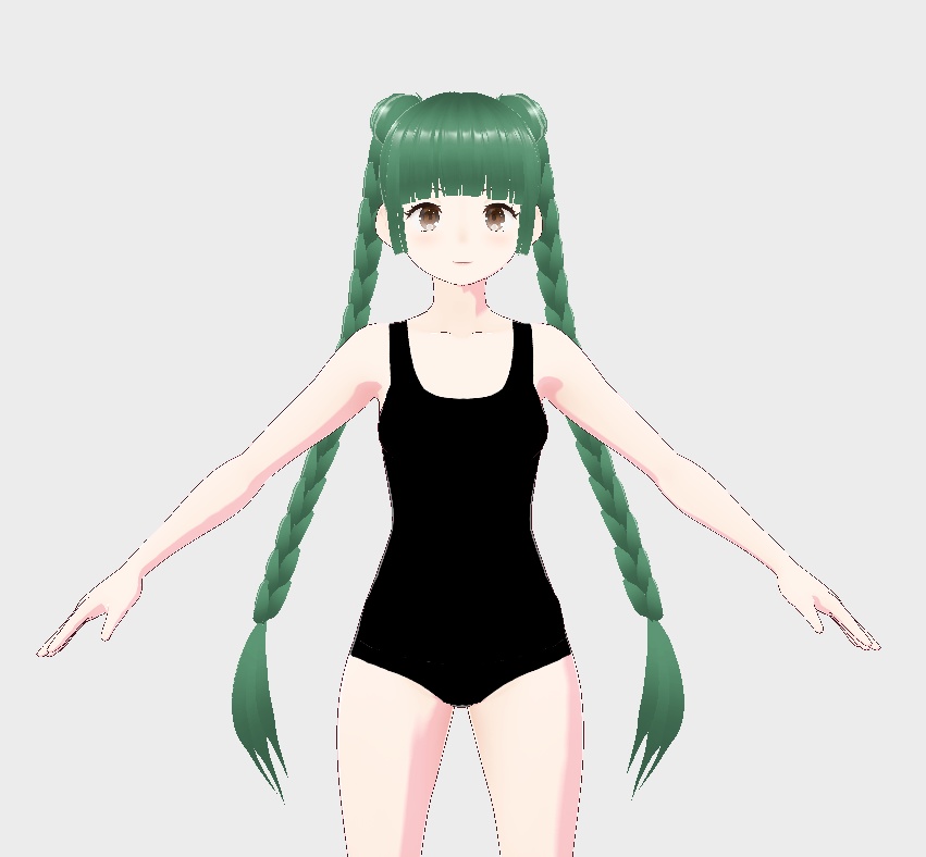 VRoid hairstyle 女性の髪