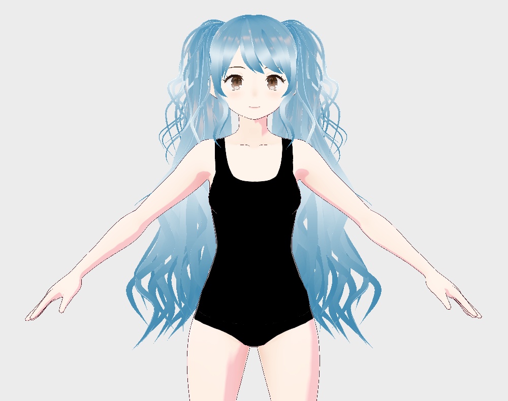 VRoid hairstyle 女性の髪