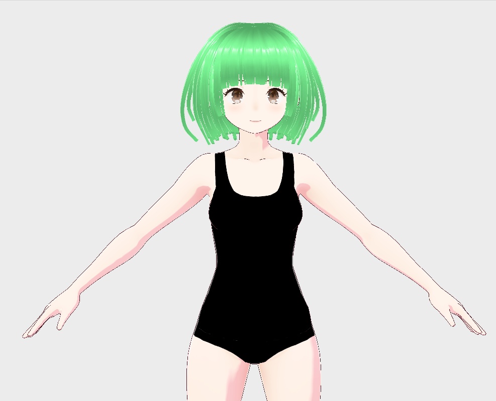 VRoid hairstyle 女性の髪