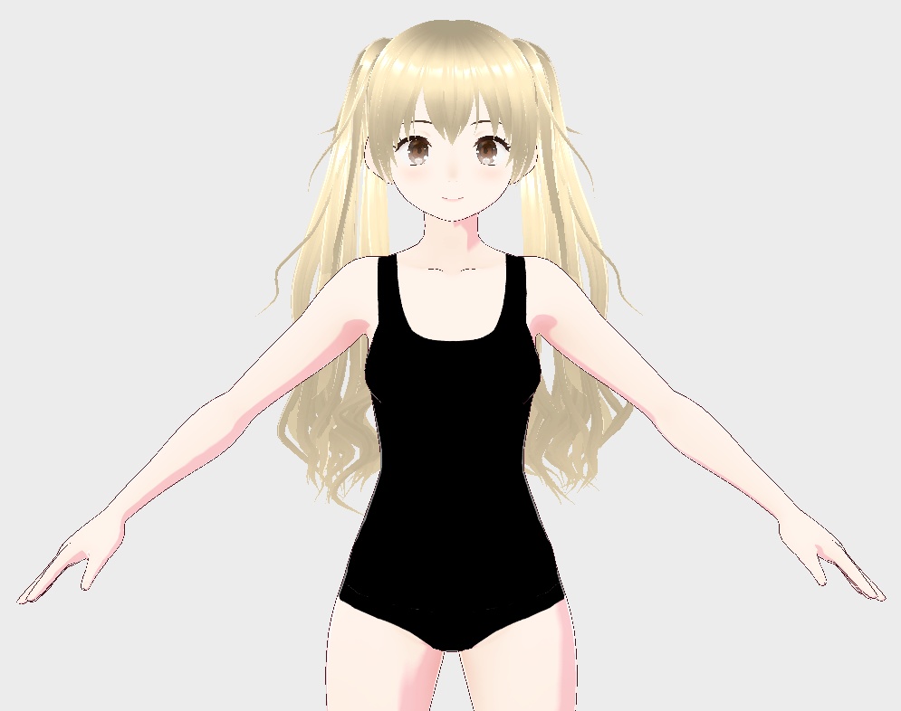 VRoid hairstyle 女性の髪