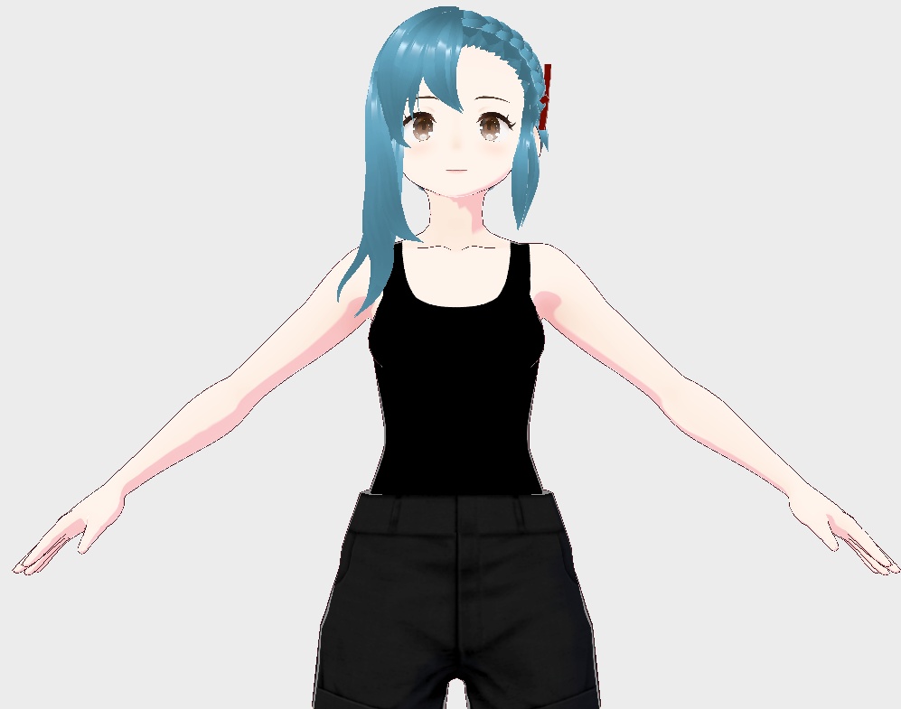 VRoid hairstyle 女性の髪