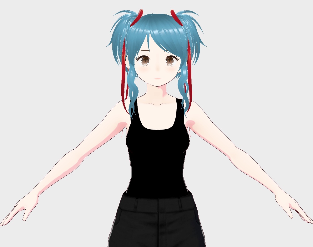 VRoid hairstyle 女性の髪