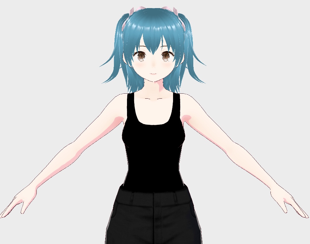 VRoid hairstyle 女性の髪