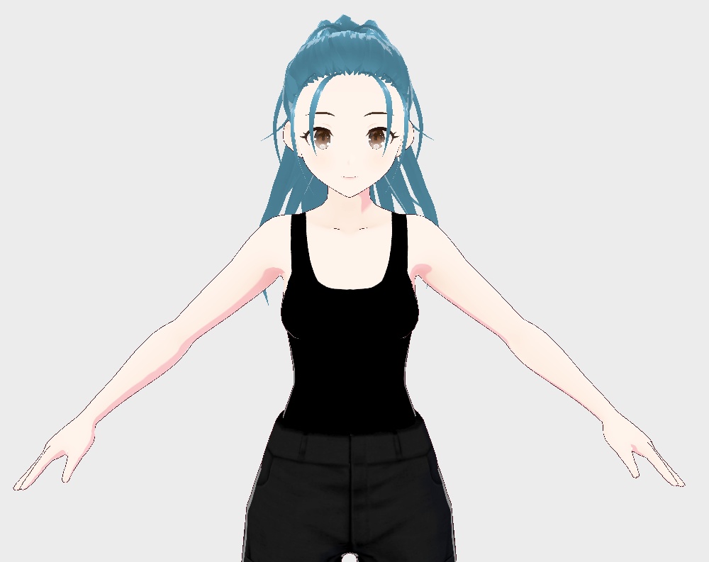 VRoid hairstyle 女性の髪