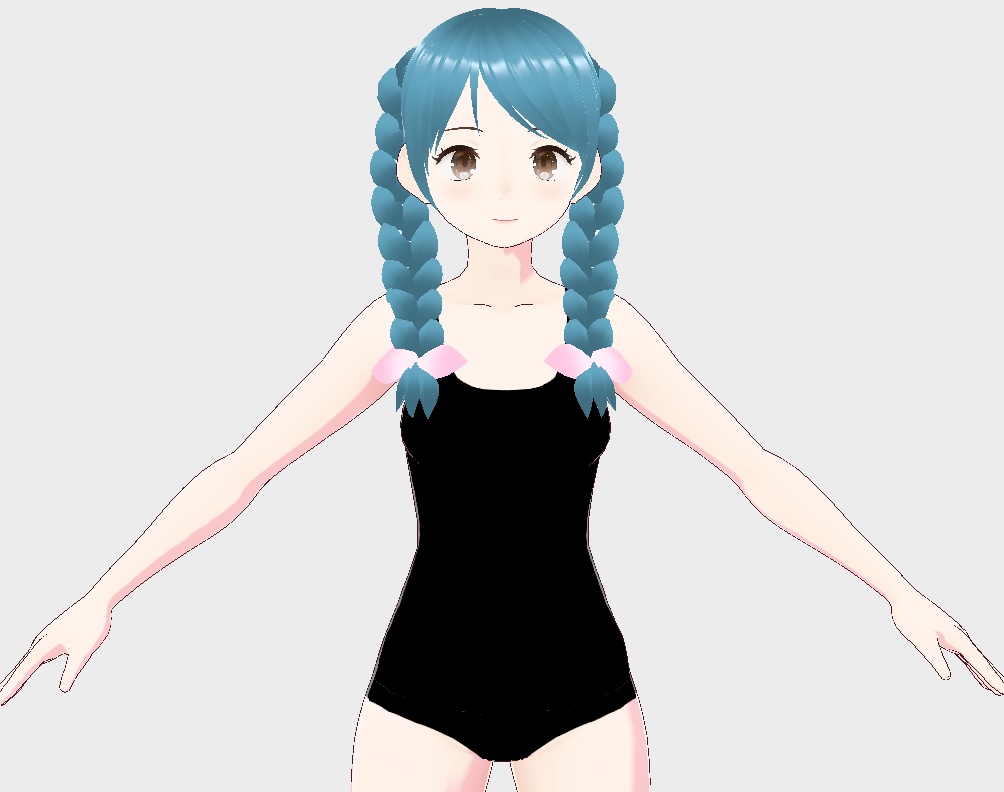 VRoid hairstyle 女性の髪