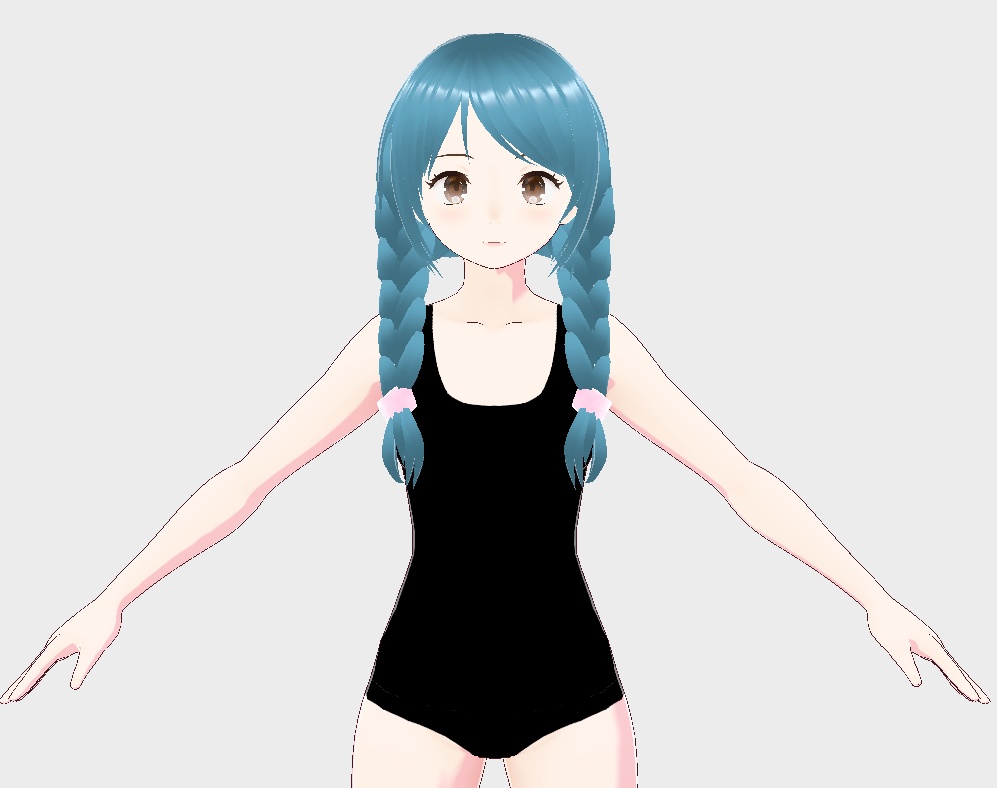 VRoid hairstyle 女性の髪