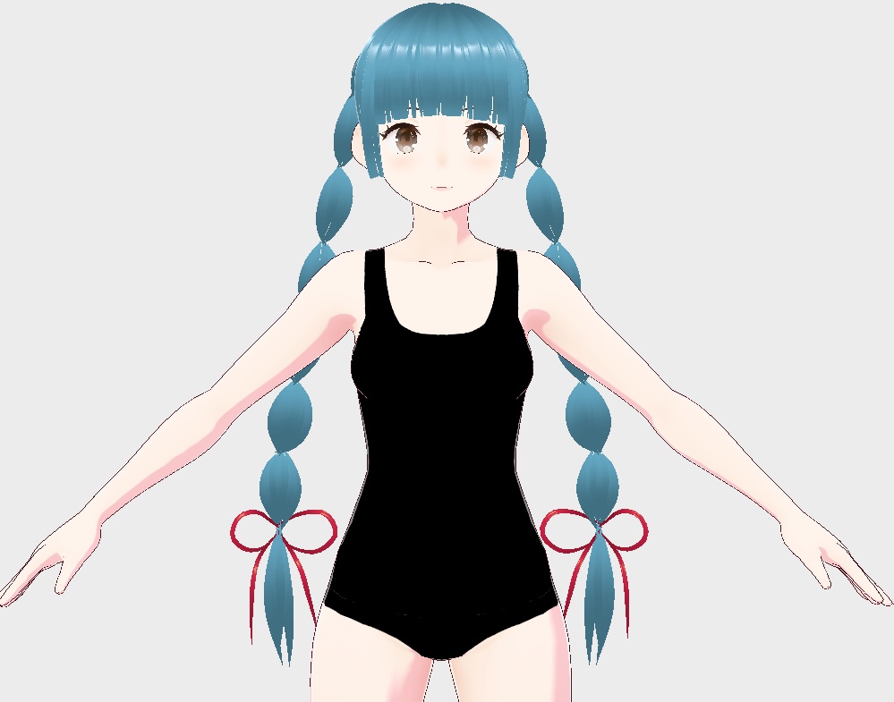 VRoid hairstyle 女性の髪