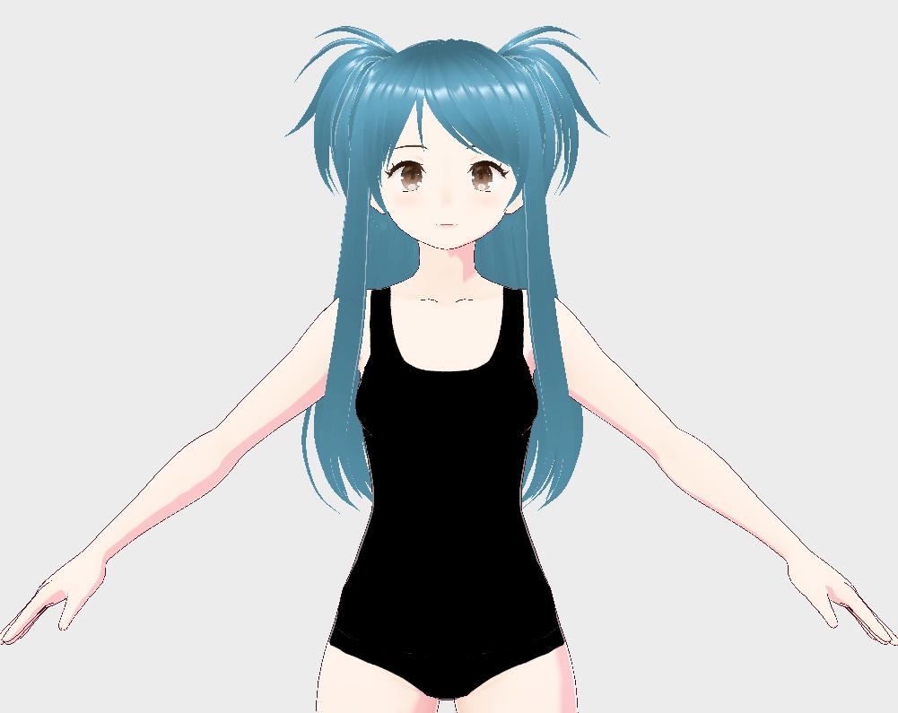 VRoid hairstyle 女性の髪