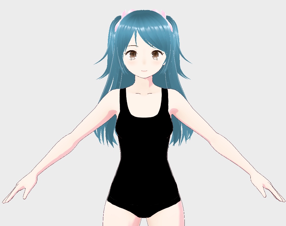 VRoid hairstyle 女性の髪