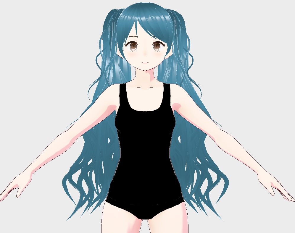 VRoid hairstyle 女性の髪
