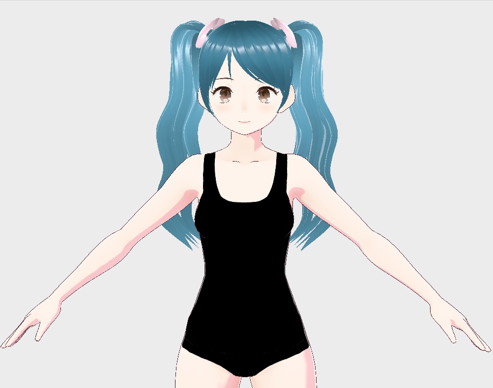 VRoid hairstyle 女性の髪