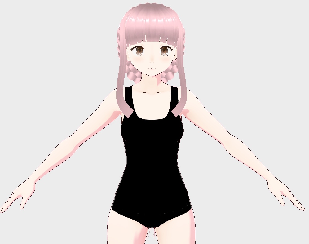 VRoid hairstyle 女性の髪