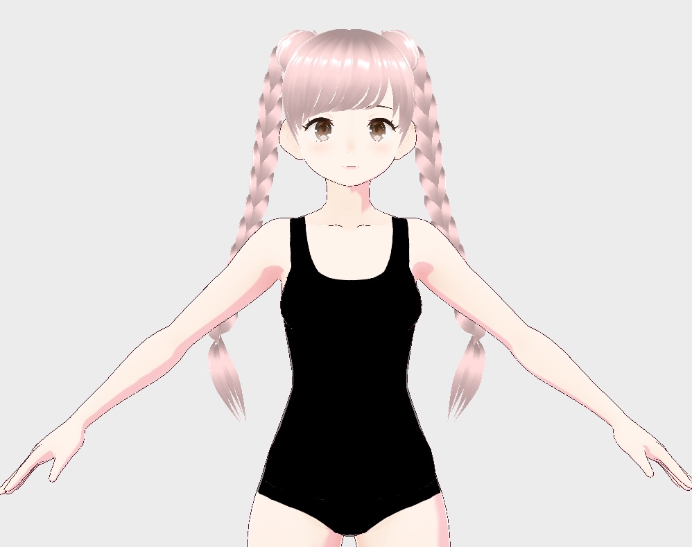 VRoid hairstyle 女性の髪