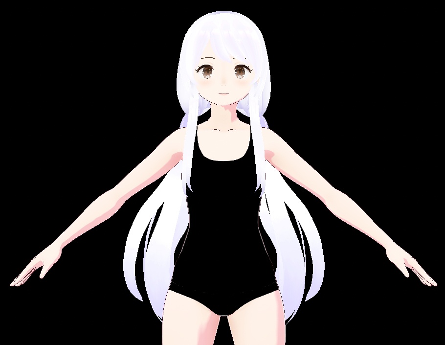 VRoid hairstyle 女性の髪