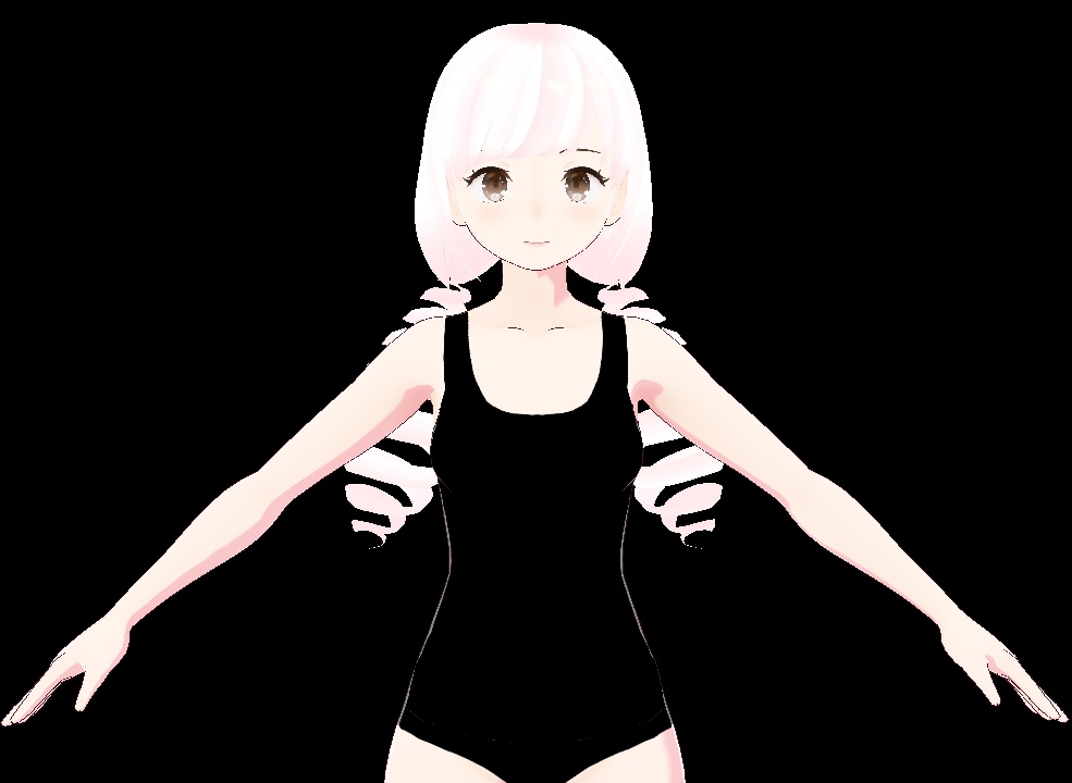 VRoid hairstyle 女性の髪