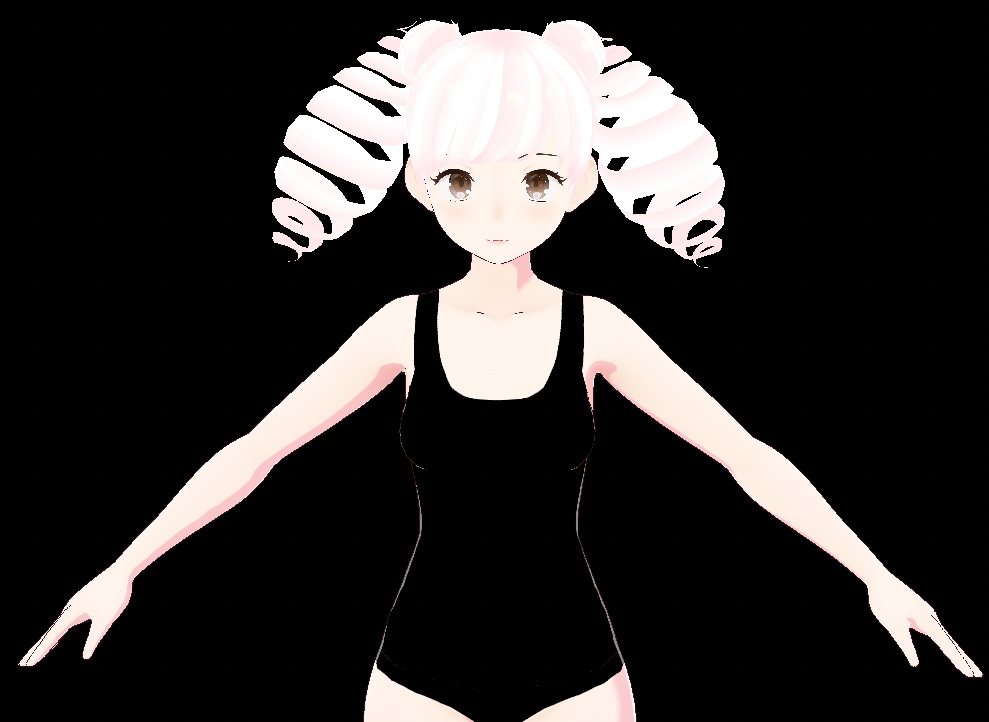VRoid hairstyle 女性の髪
