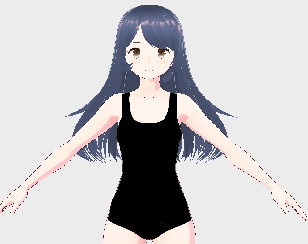 VRoid hairstyle 女性の髪