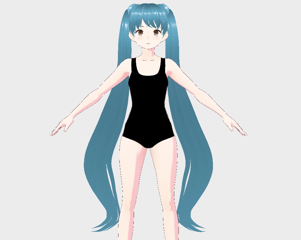 VRoid hairstyle 女性の髪