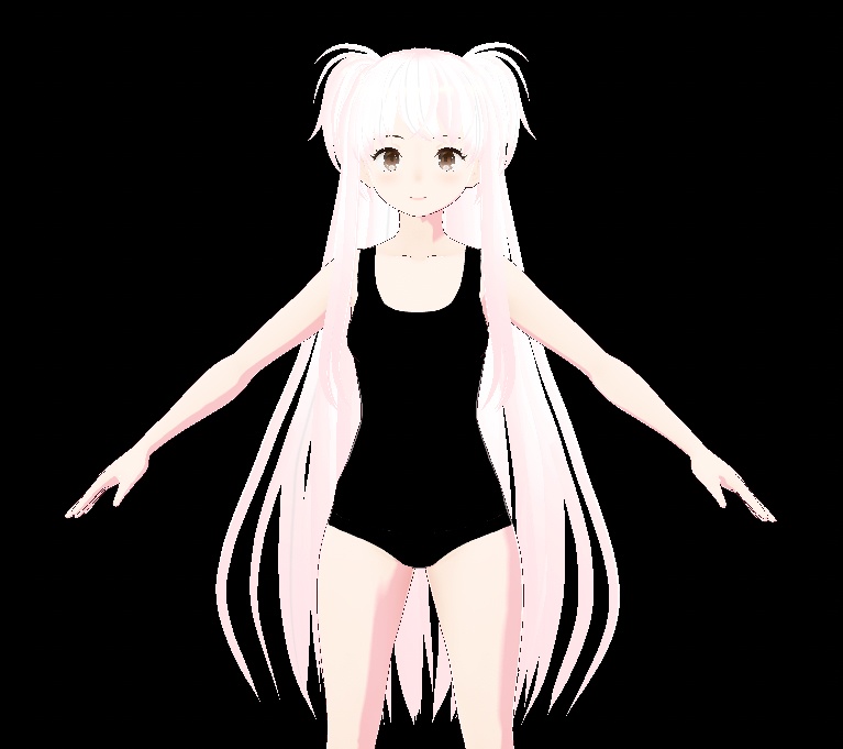 VRoid hairstyle 女性の髪
