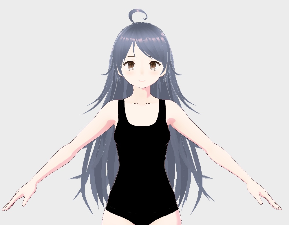 VRoid hairstyle 女性の髪