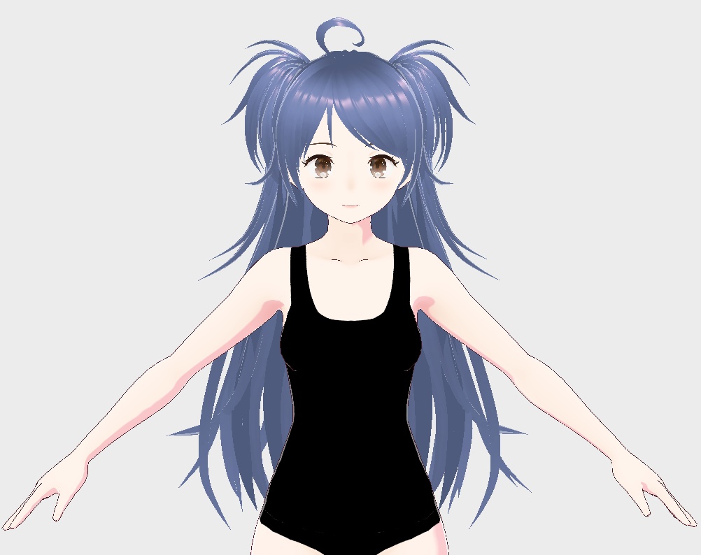 VRoid hairstyle 女性の髪