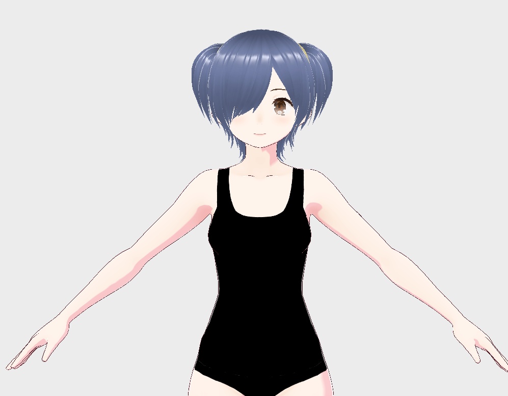VRoid hairstyle 女性の髪