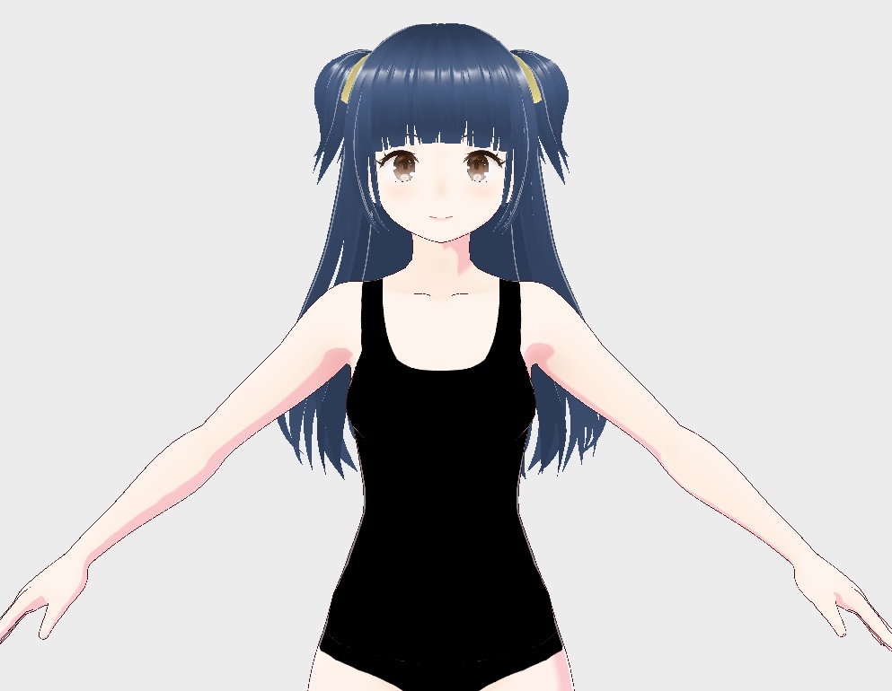VRoid hairstyle 女性の髪