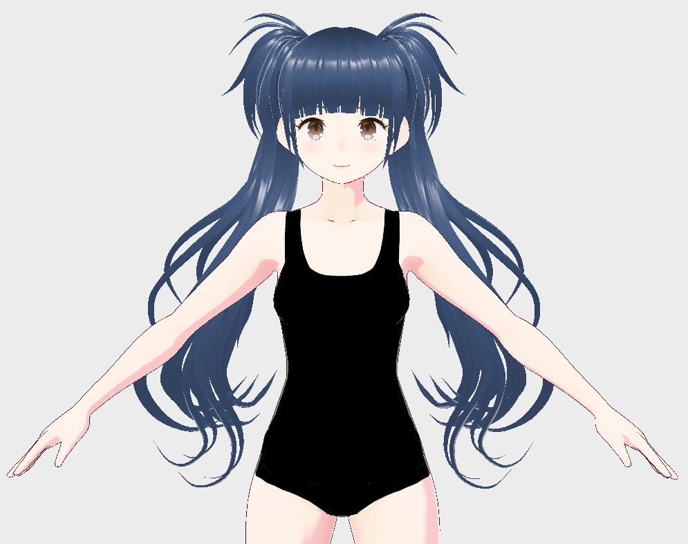 VRoid hairstyle 女性の髪