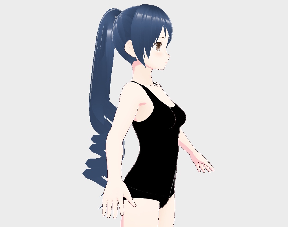 VRoid hairstyle 女性の髪