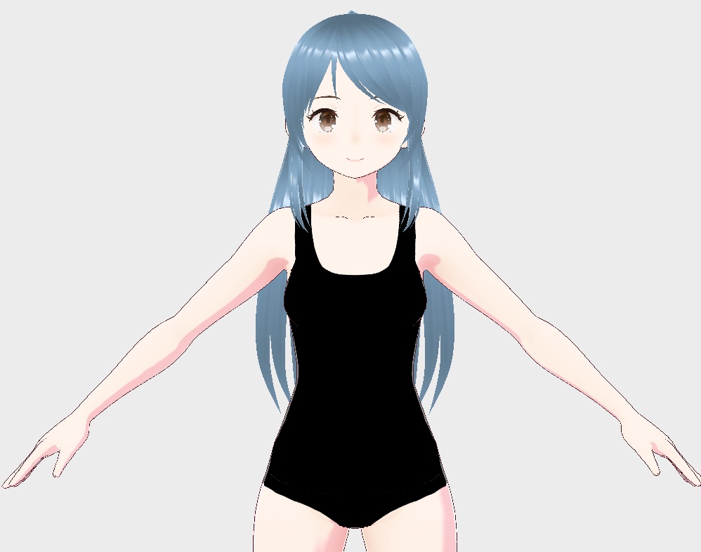 VRoid hairstyle 女性の髪