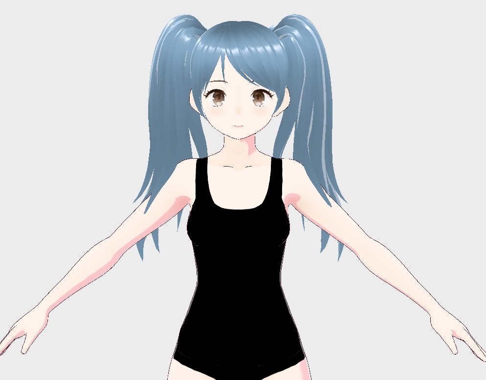 VRoid hairstyle 女性の髪