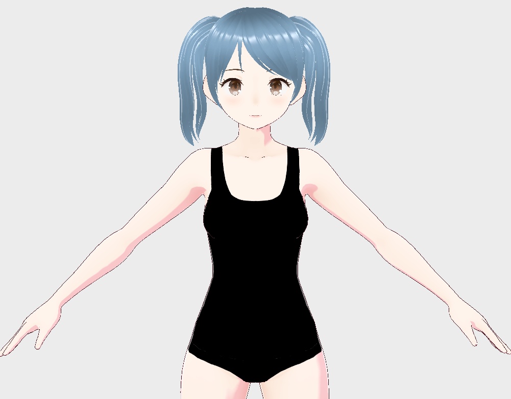 VRoid hairstyle 女性の髪