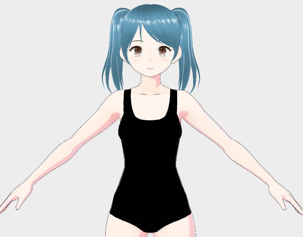 VRoid hairstyle 女性の髪