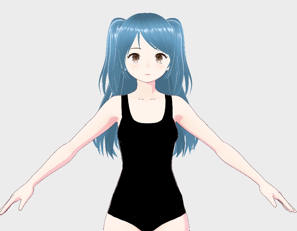 VRoid hairstyle 女性の髪