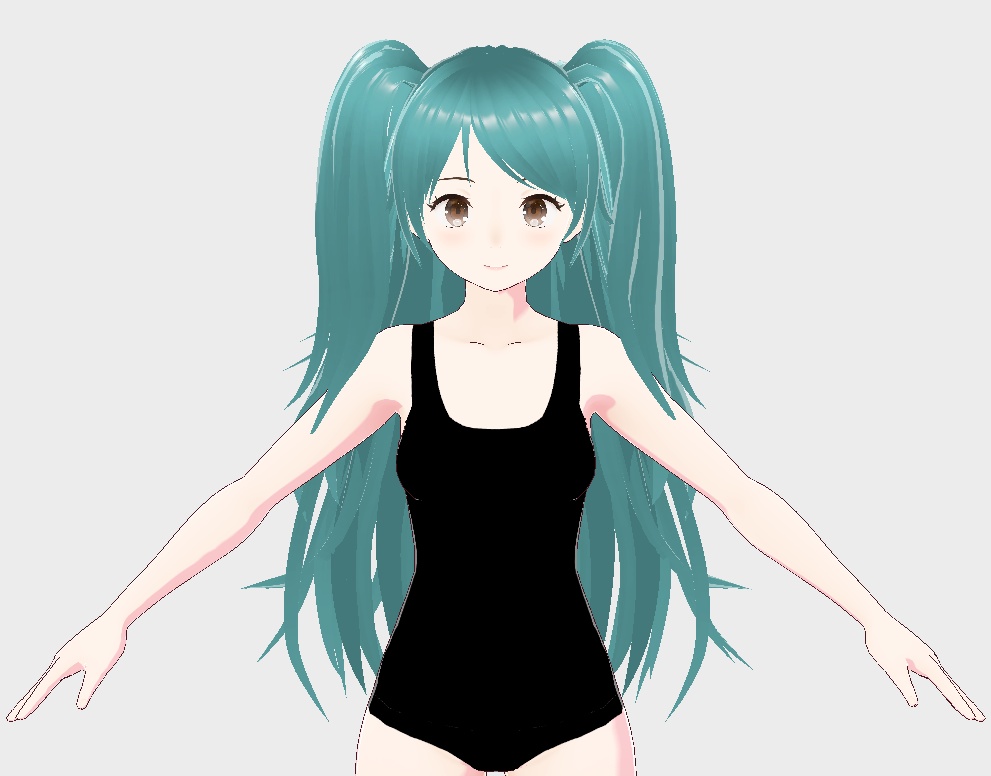 VRoid hairstyle 女性の髪