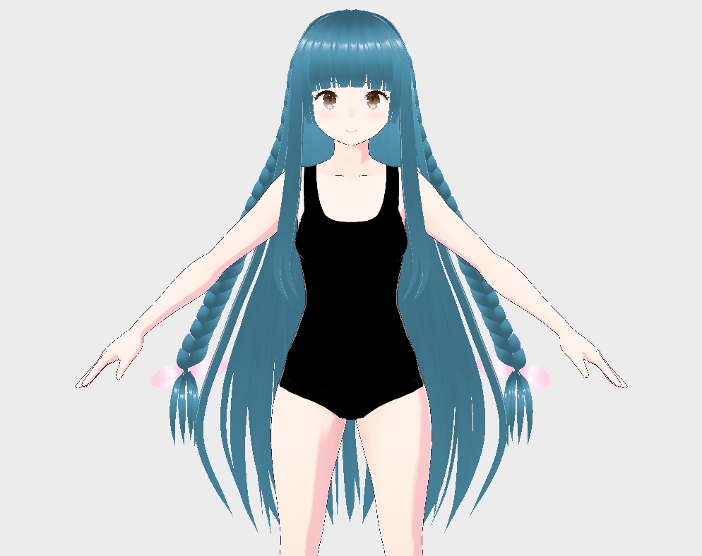VRoid hairstyle 女性の髪