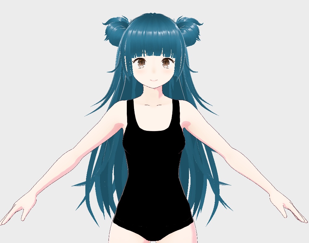 VRoid hairstyle 女性の髪