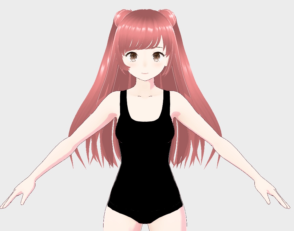 VRoid hairstyle 女性の髪